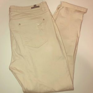 {LC Lauren Conrad} Distressed Jeans